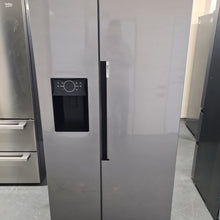 Load image into Gallery viewer, Beko HarvestFresh ASP342VPS Plumbed Frost Free American Fridge Freezer - Stainless Steel Effect - E Rated
