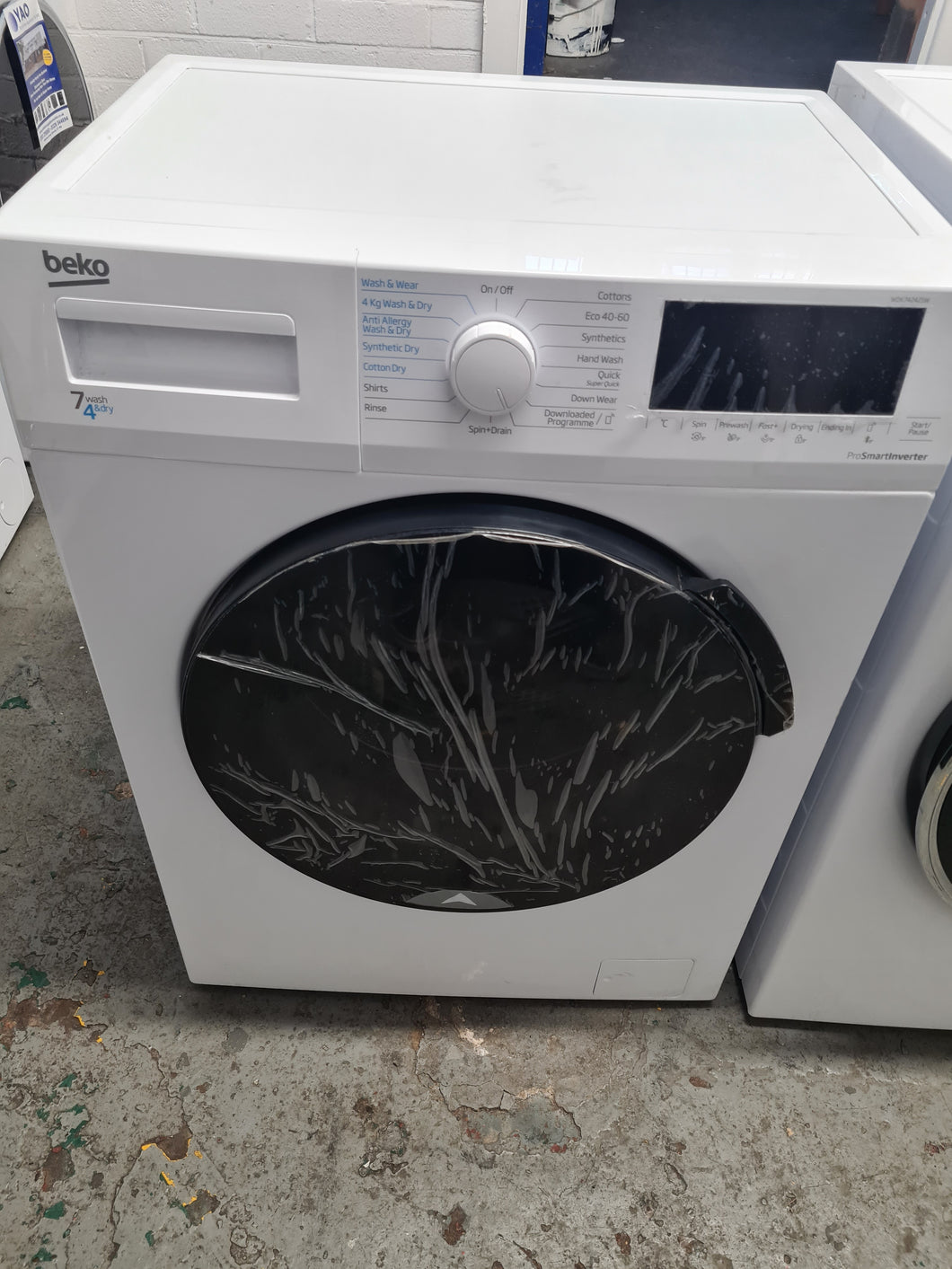 BEKO WDK742421W Bluetooth 7 kg Washer Dryer - White