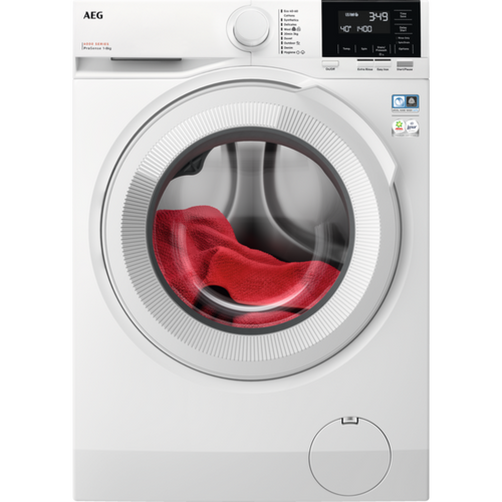 AEG LFR61842B 8kg 1400 Spin Washing Machine - White A Rated