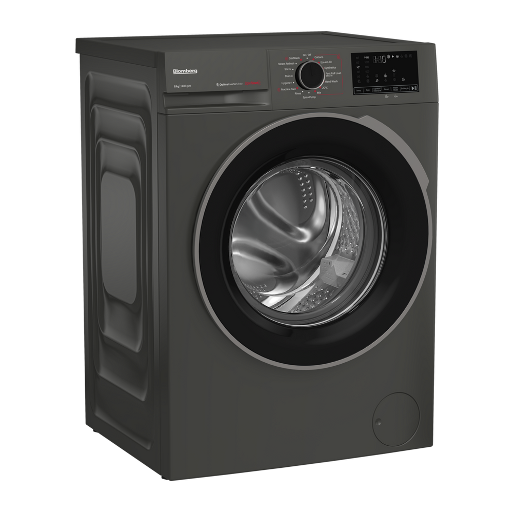 Blomberg LWA18461G 8kg 1400 Spin SpinSave Washing Machine - Graphite A Rated