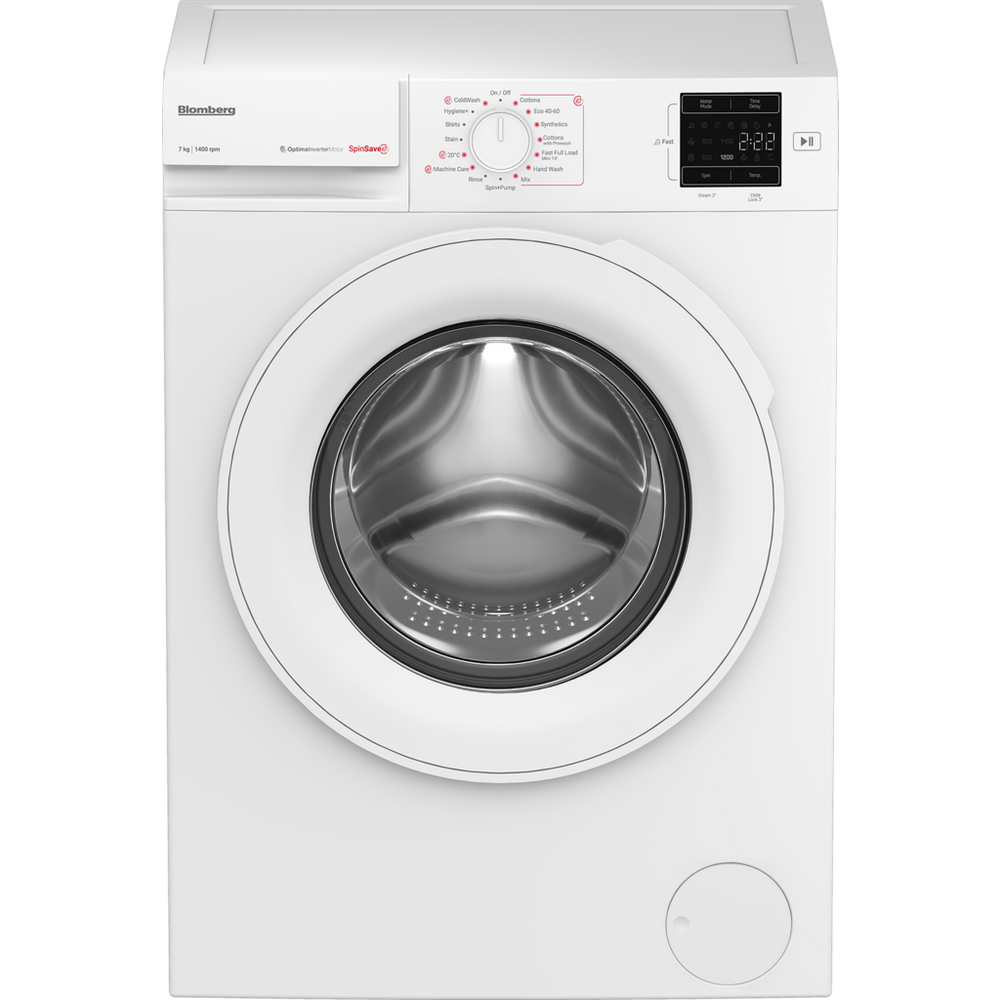 Blomberg LWA27461W 7kg 1400 Spin SpinSave Washing Machine - White A Rated