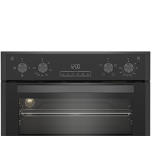 Load image into Gallery viewer, Blomberg RODN9202DX 59.4cm Built In Electric Double Oven - Dark Steel A Rated
