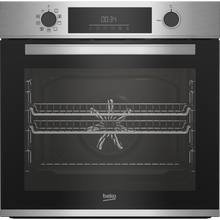 Load image into Gallery viewer, Beko AeroPerfect CIMY92XP 59.4cm Pyrolytic Built In Electric Single Oven - Stainless Steel A Rated
