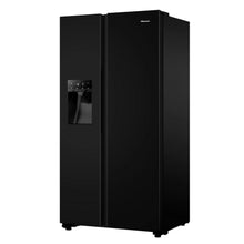 Load image into Gallery viewer, Hisense RS694N4TBE 91cm 70/30 Frost Free American Fridge Freezer - Black
