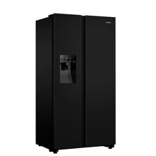 Load image into Gallery viewer, Hisense RS694N4TBE 91cm 70/30 Frost Free American Fridge Freezer - Black
