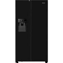 Load image into Gallery viewer, Hisense RS694N4TBE 91cm 70/30 Frost Free American Fridge Freezer - Black
